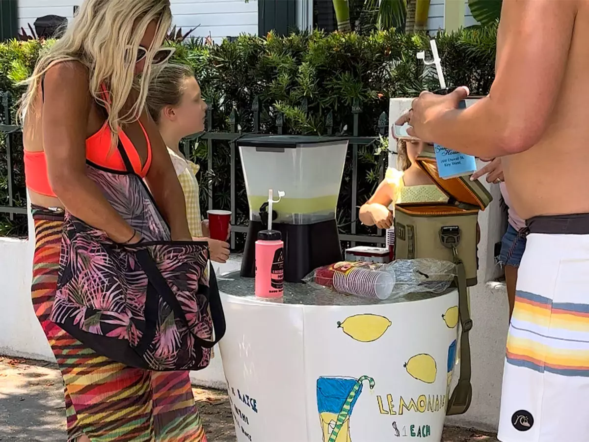 bambine che vendono limonata usa