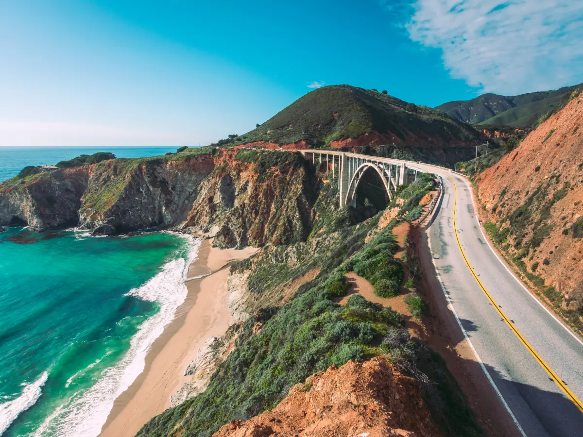 California 6 highway 1 e big sur california