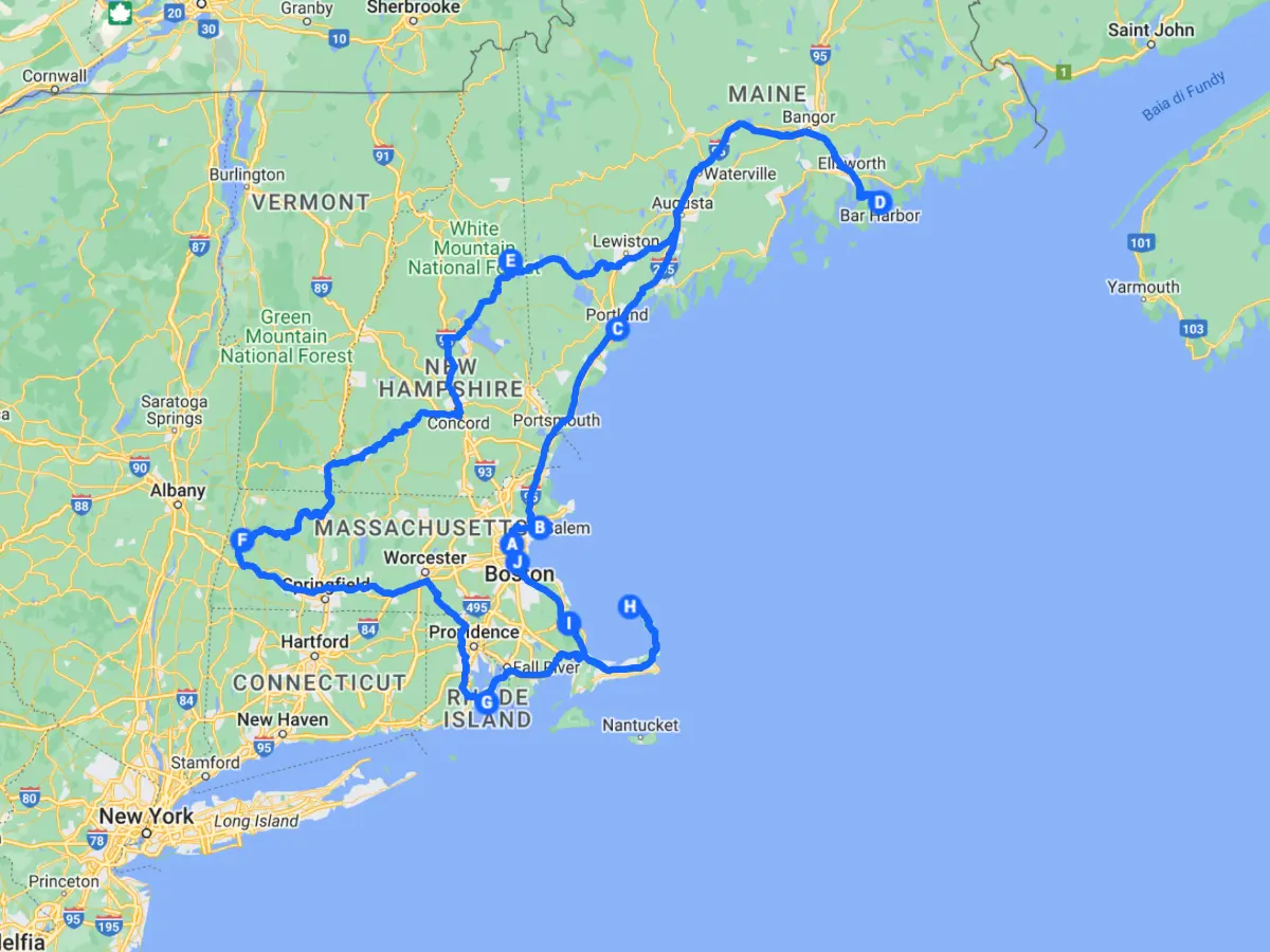 I caldi toni del new england - Viaggiare in USA