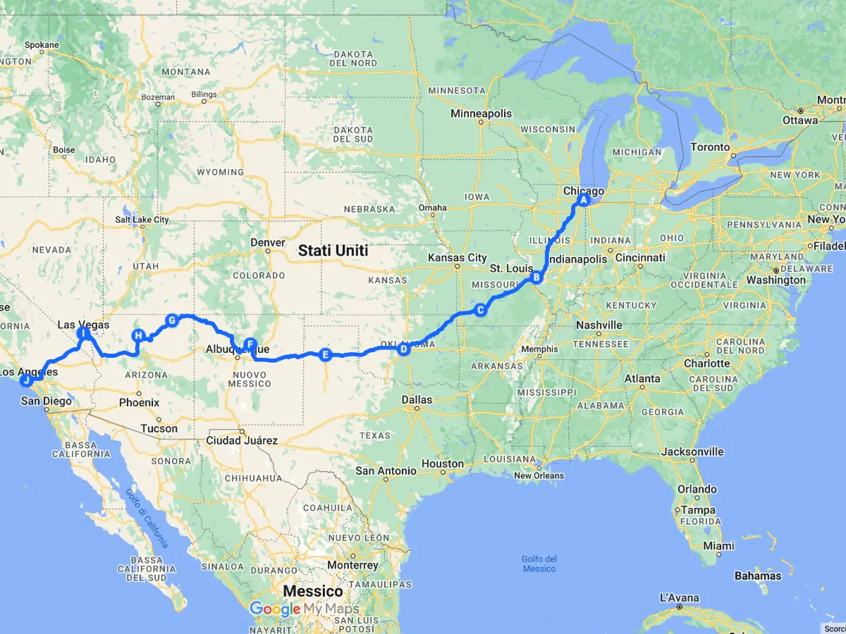 La mitica Route 66 - Viaggiare in USA