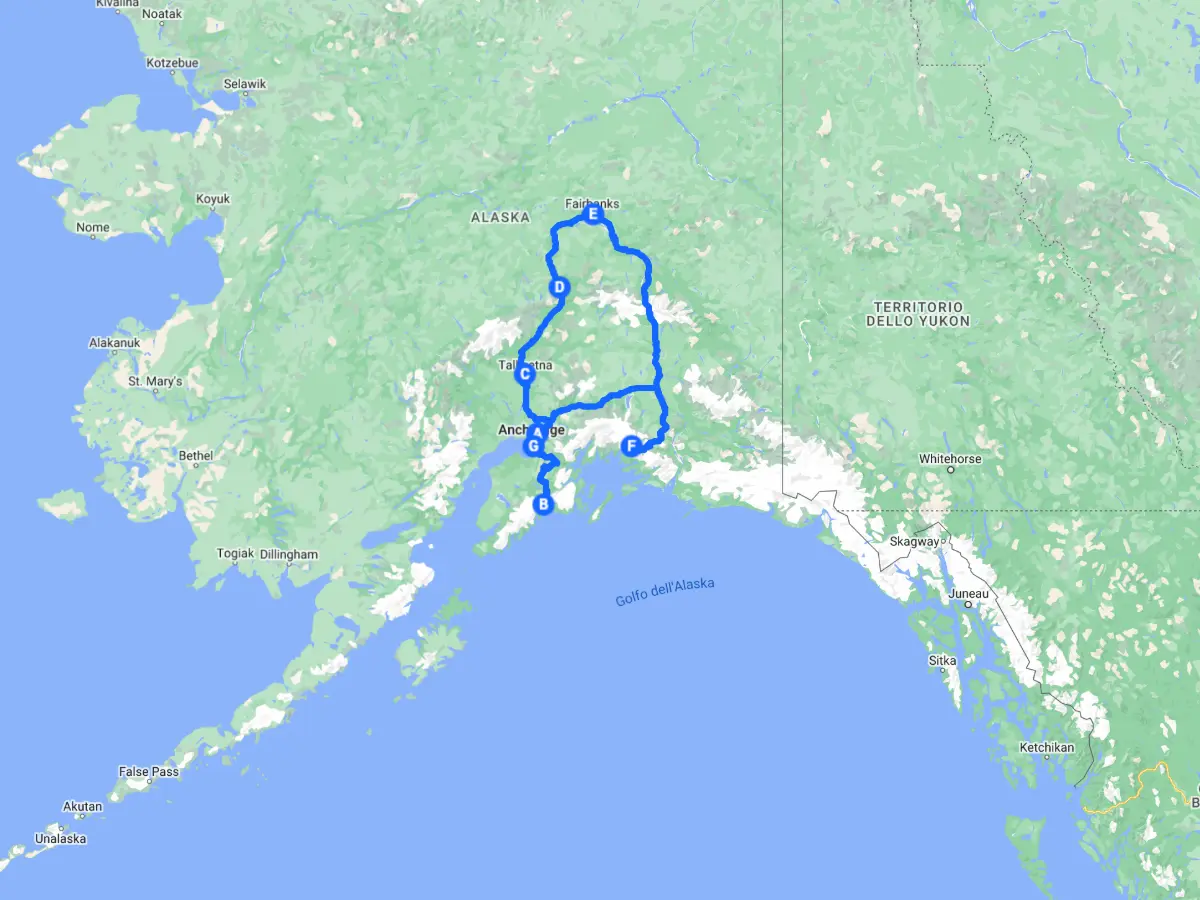alaska, ghiacciai, parchi e natura