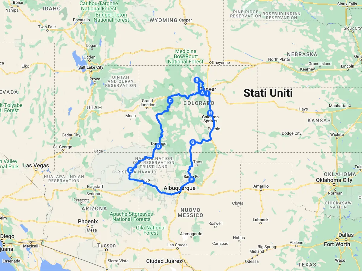 colorado e new mexico - viaggiare in usa