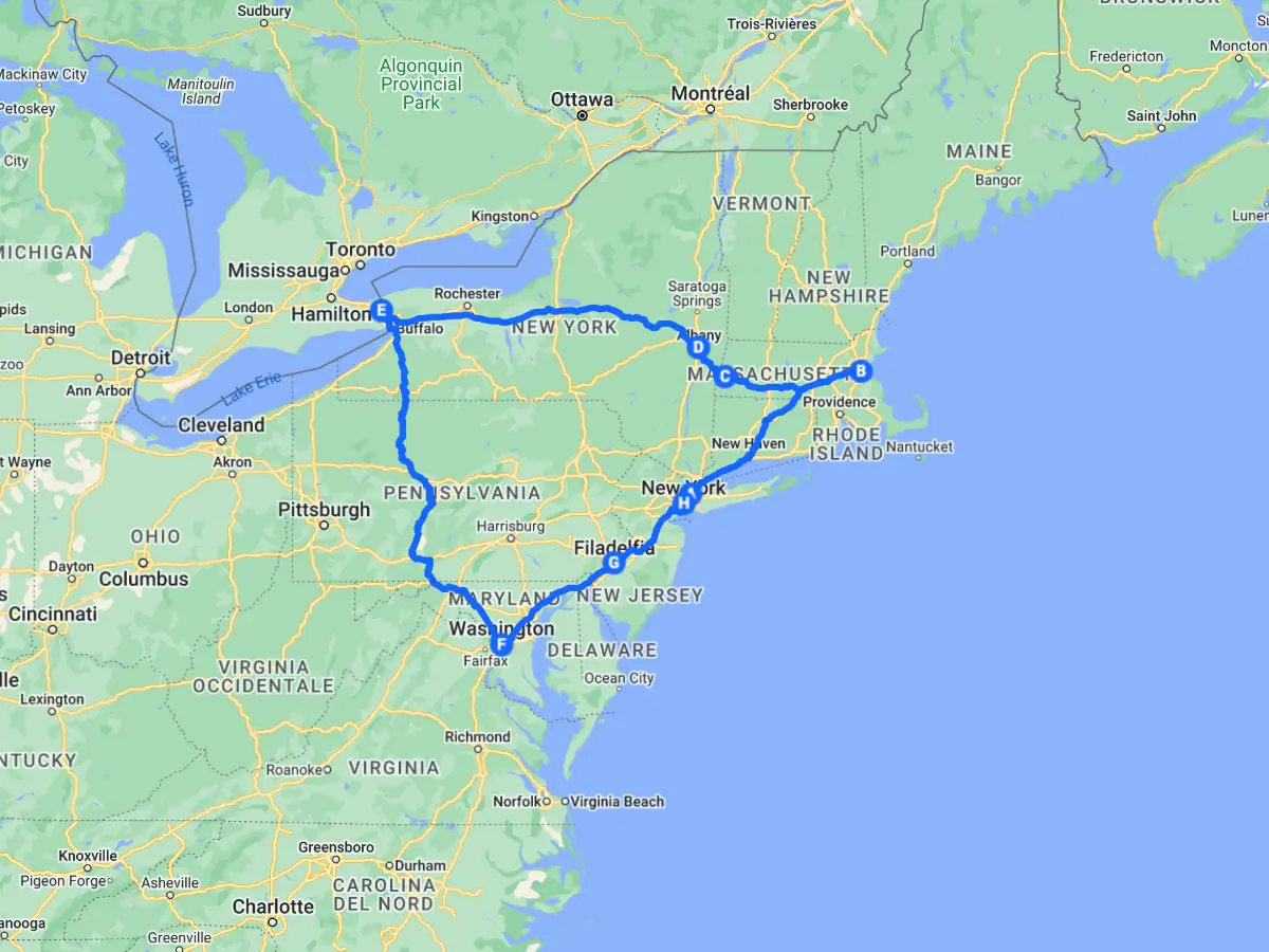 tour di gruppo - north by northeast - viaggiare in usa
