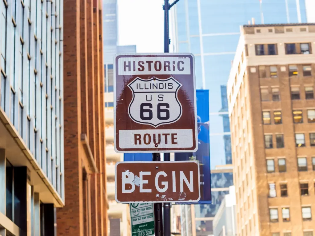 Route 66 Illinois: partiamo da Chicago per un viaggio on the road sulla strada più famosa d’America 8 la partenza a chicago della prima tappa della route 66 in illinois