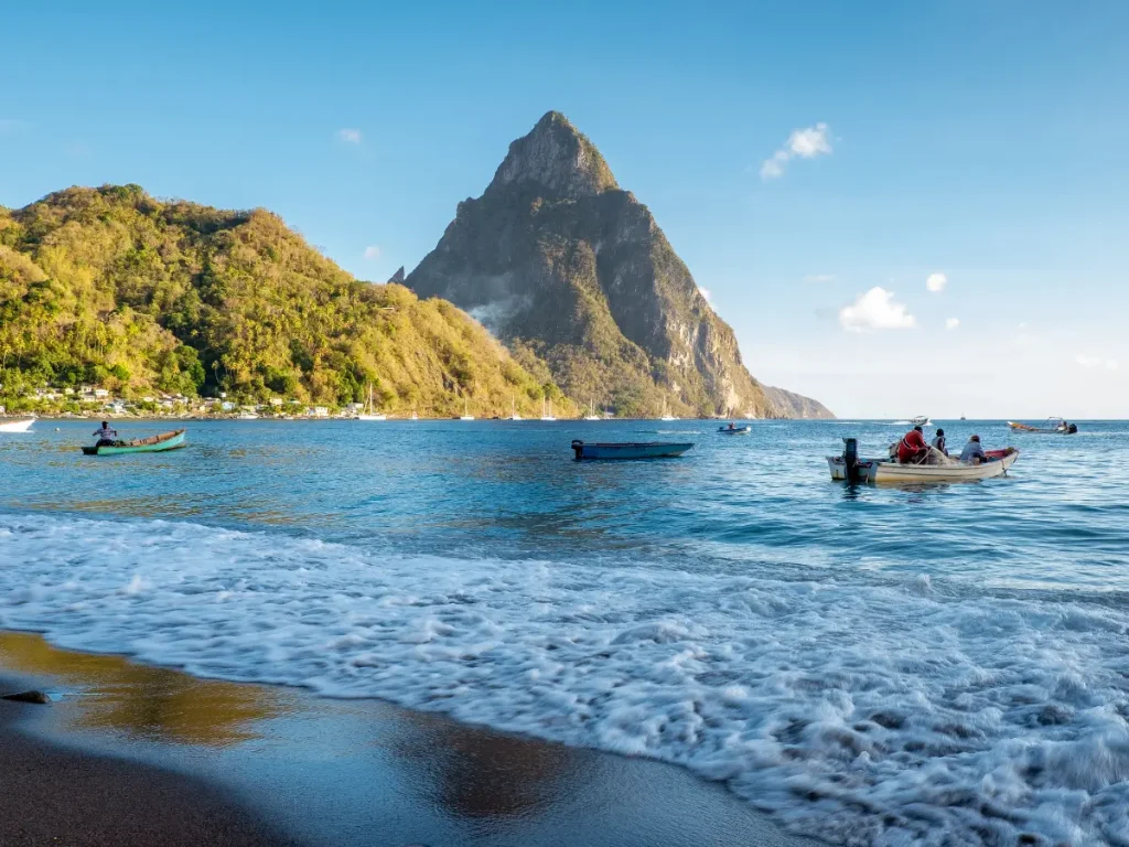viaggio a saint lucia caraibi